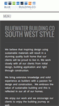 Mobile Screenshot of bluewaterbuilding.com.au