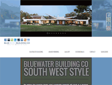 Tablet Screenshot of bluewaterbuilding.com.au